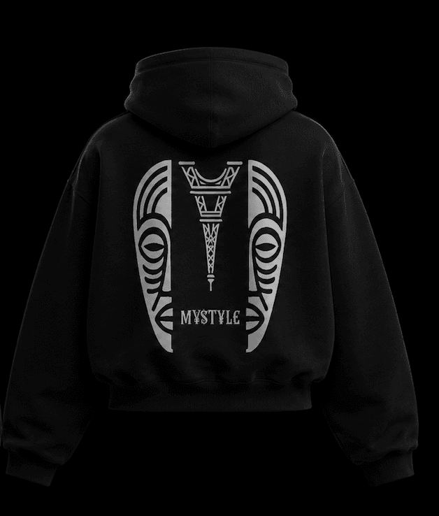 Hoodie MYSTYLE KINAME - Noir-1
