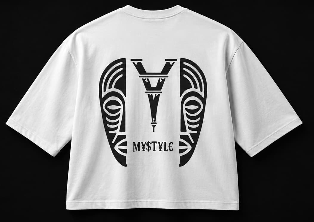 T-Shirt MYSTYLE KINAME - Blanc-1