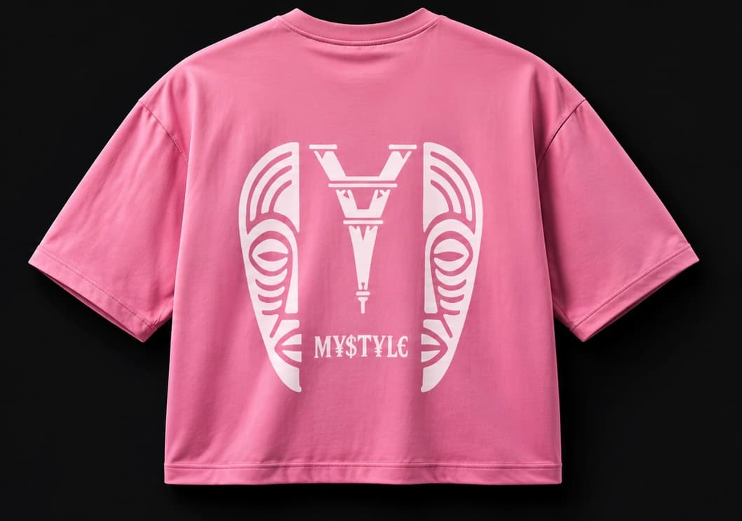 T-Shirt MYSTYLE KINAME - Rose-1