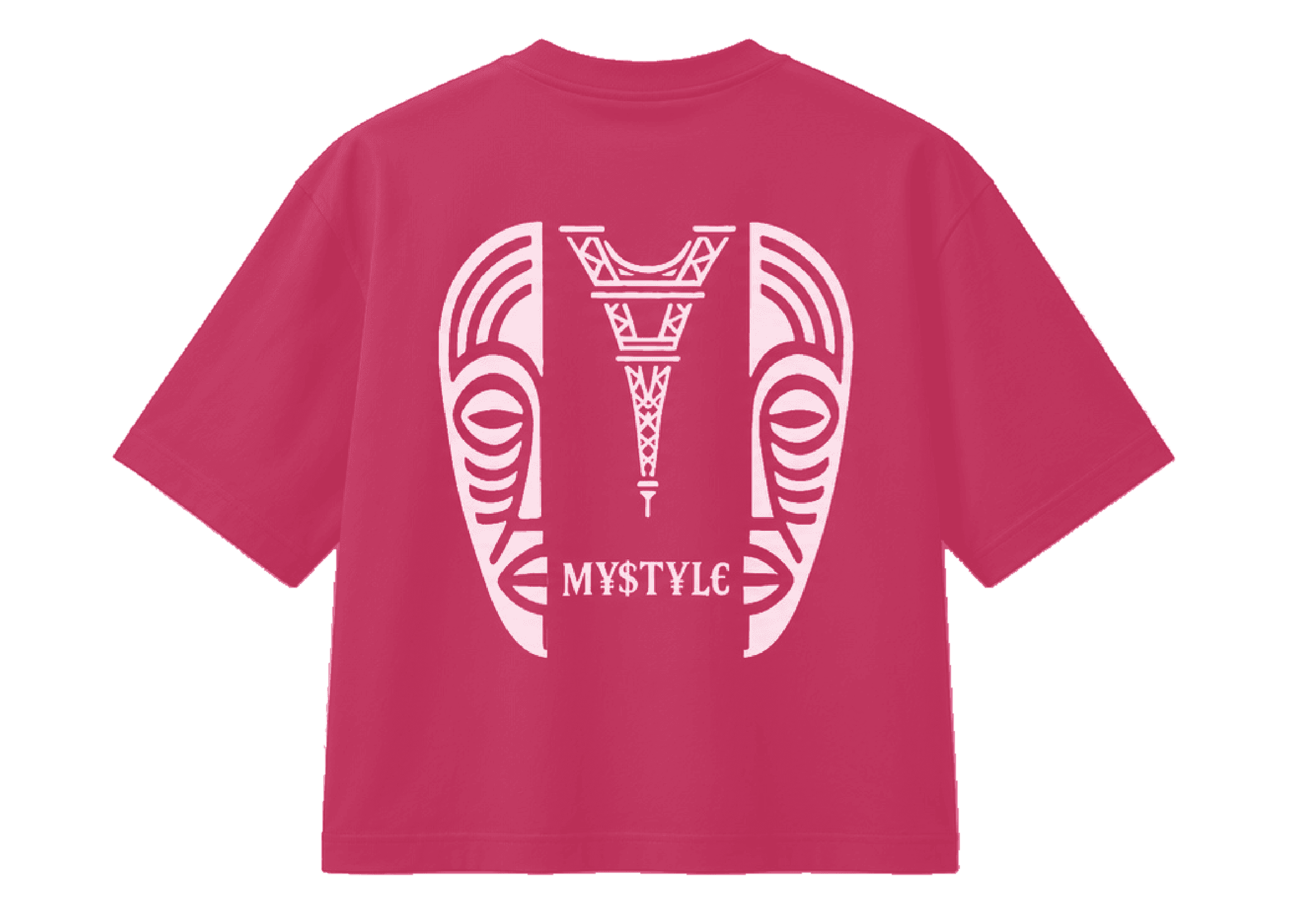 T-Shirt MYSTYLE KINAME - Rose-1